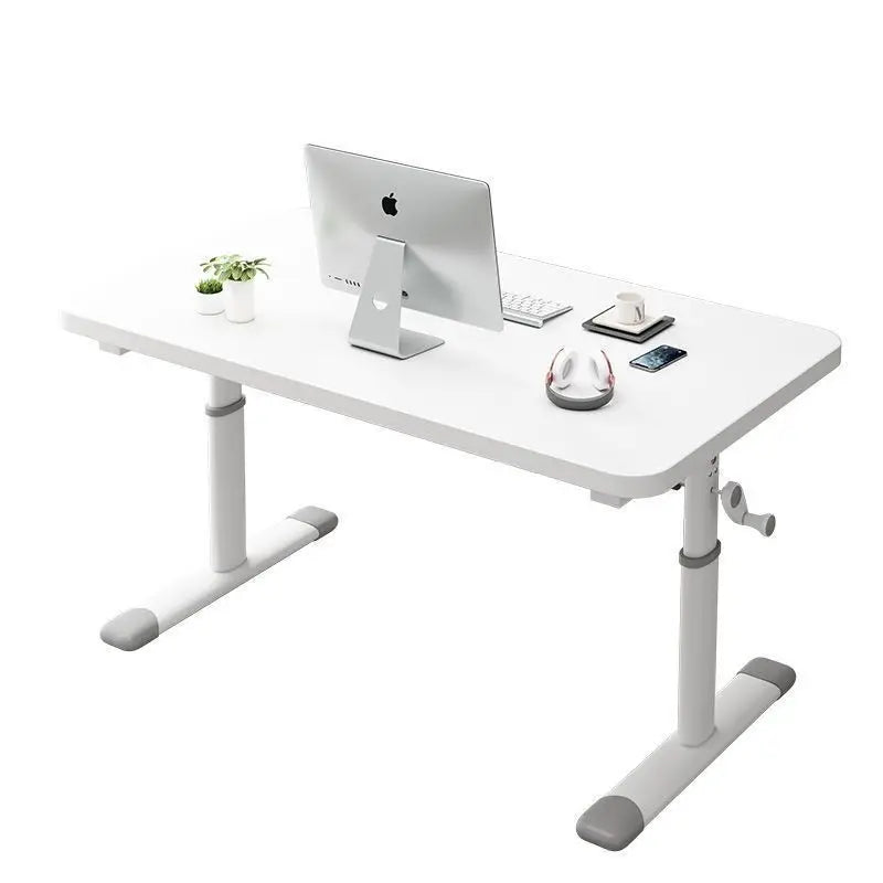 Hand Crank Adjustable Height Desk Computer Desk & Office Ergonomic Study Table Home Office Writing Gaming Desk for Kids Adults