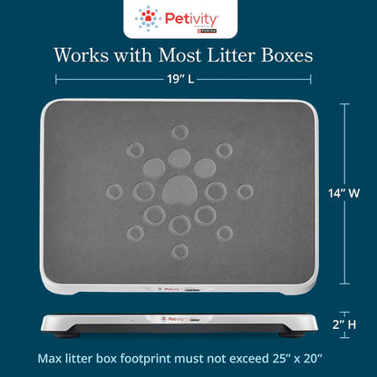 Purina  Smart Litter Box Monitor Cat Weight Scale & Health Tracker - Monitor Litter Habits, Track Weight Accurately, AI Alerts & Monthly Reports, Phone App, Works for Multiple Cats