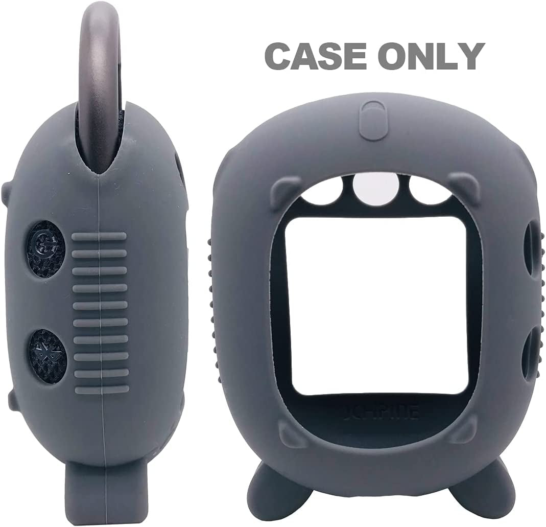 Silicone Cover Case for JBL Clip 4 Portable Bluetooth Speaker | Protective Carrying Case for JBL Clip 4 Portable Bluetooth Speaker Stand up Holder (Grey)