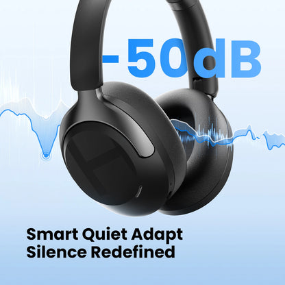 S40 ANC Wireless Headphone 50Db Noise Canceling Hi-Res 3D Spatial Audio Earphone with LDAC Bluetooth 6.0 over Ear Headset