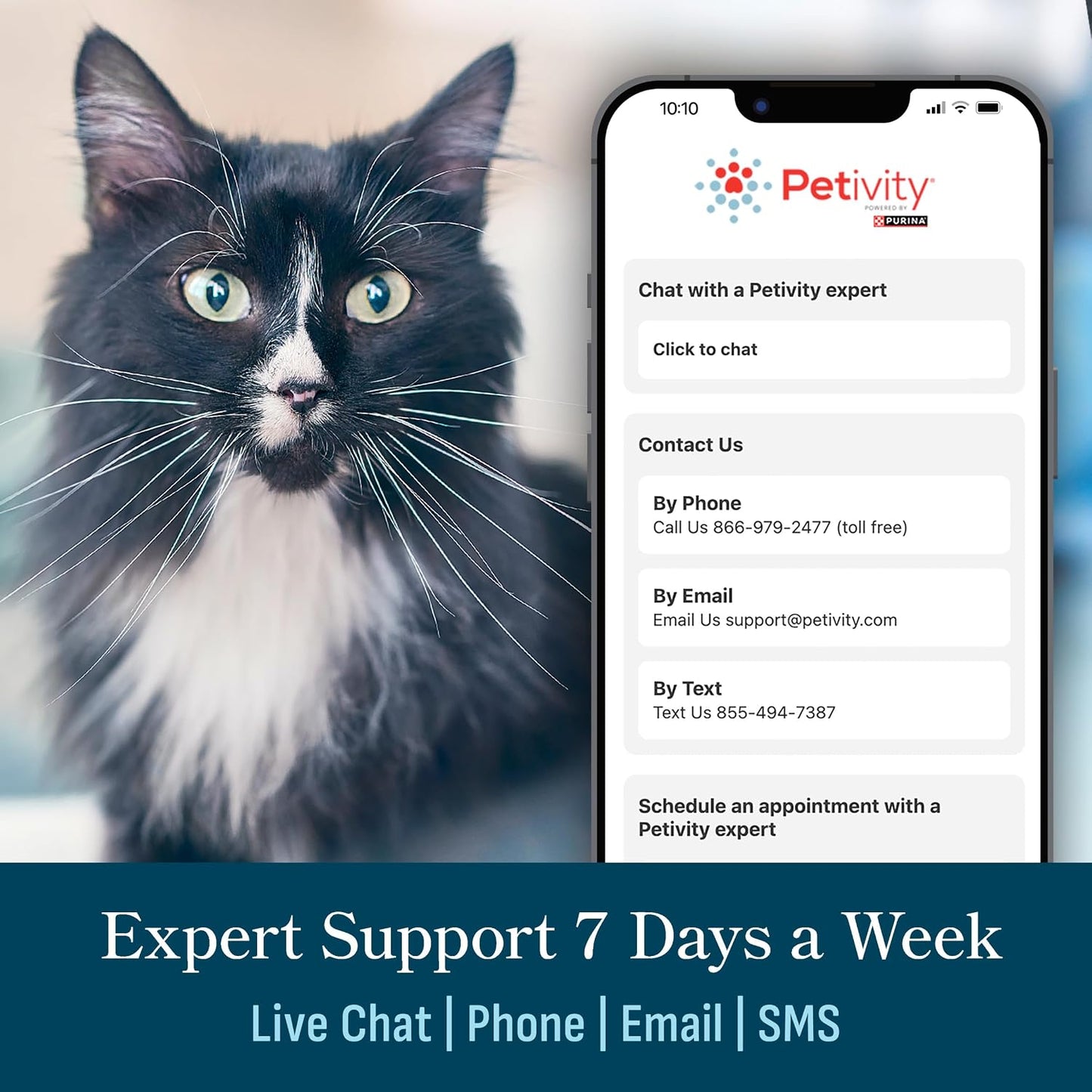 Purina  Smart Litter Box Monitor Cat Weight Scale & Health Tracker - Monitor Litter Habits, Track Weight Accurately, AI Alerts & Monthly Reports, Phone App, Works for Multiple Cats