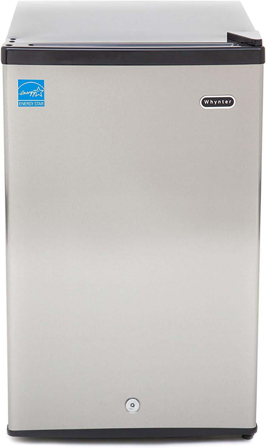 Upright Freezer/Fridge Convertible 3 Cu Ft Energy Star, CUF-301SS | Adjustable Thermostat and Security Lock, Energy Star Rated, Reversible Door, Adds Compact Frozen Storage at Home
