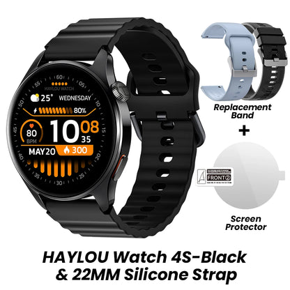 Watch 4S GPS Smartwatch 1.43” HD AMOLED Display 5 Satellite GPS Positioning 120+ Workout Modes Sport Fitness Smart Watch